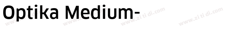 Optika Medium字体转换 Optika Medium字体转换